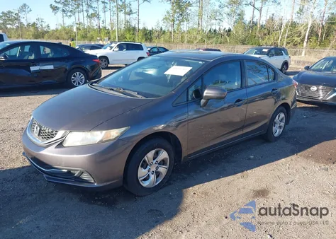 2014 Honda Civic Lx from USA, damaged, VIN 19XFB2F54EE076743